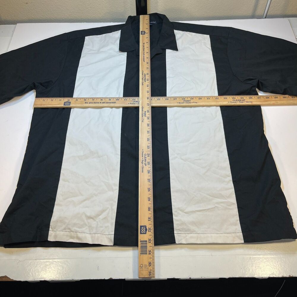 Classic Two Tone Retro Rockabilly Casino Club Style SHIRT Sz Mens XXL - Picture 3 of 3